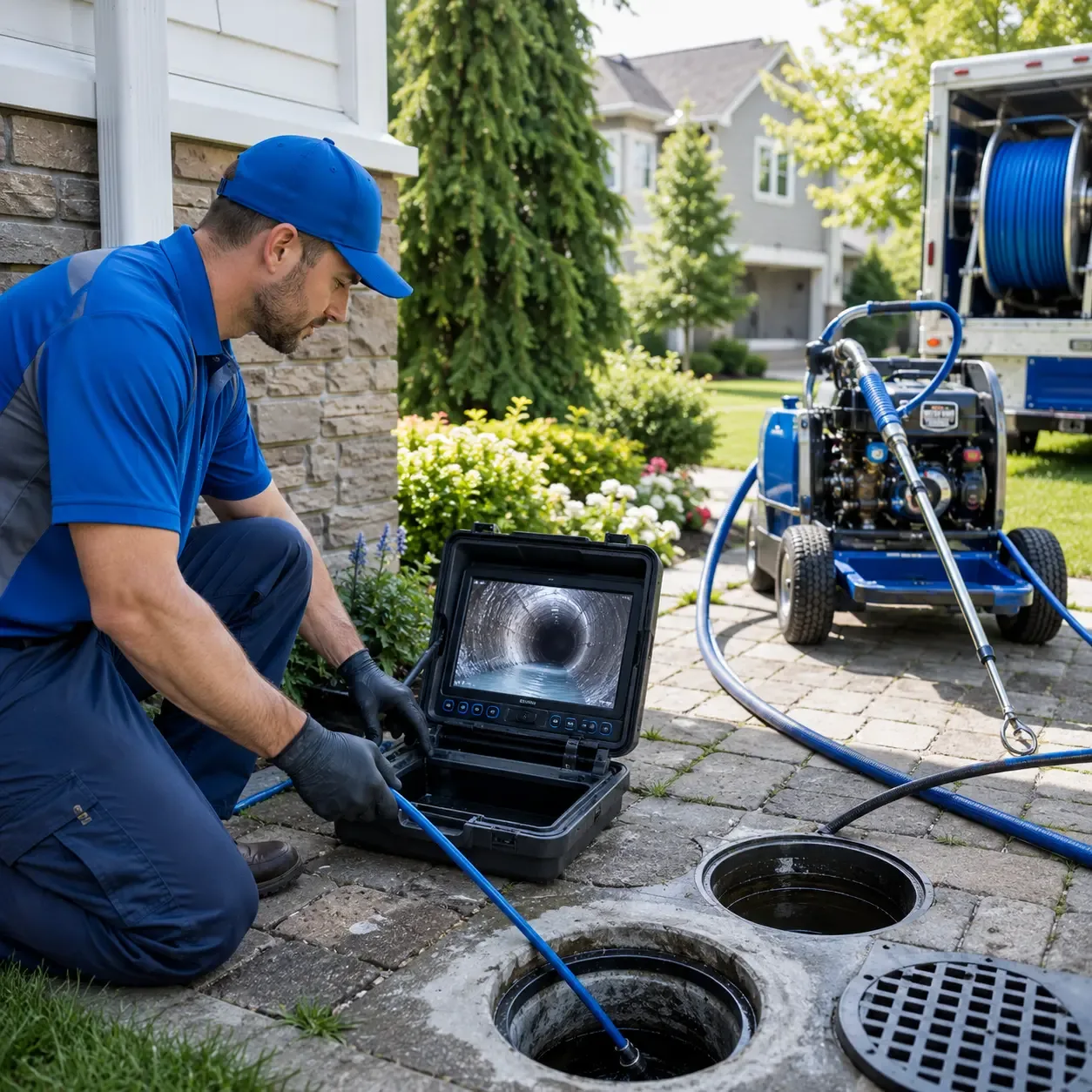 Outdoor drain cleaning professionals serving Shavertown, PA